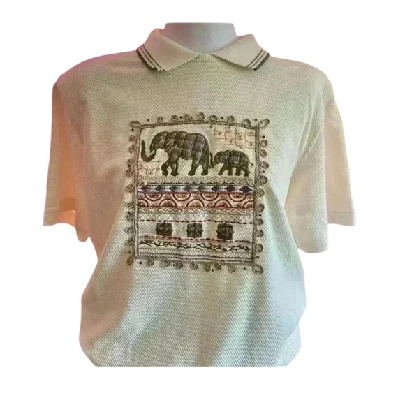 Alfred dunner vintage collared shirt size medium - Picture 1 of 6